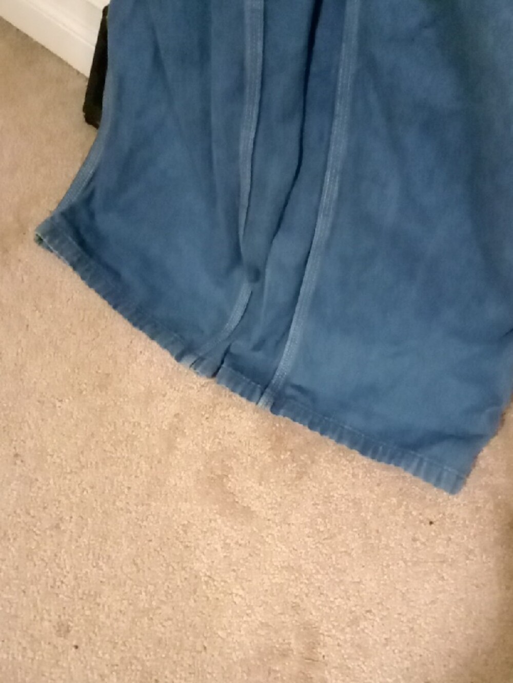 Vintage/Y2K 1912 Liberty Blue Denim Overalls with Green Trim W 21" I 29" Body 25 - Picture 7 of 13